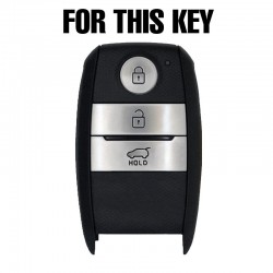Silicone key case cover - 3 buttons - Kia - Rio - Ceed - Soul - Sportage - Sorento - Carens - PicantoKeys