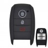 Silicone key case cover - 3 buttons - Kia - Rio - Ceed - Soul - Sportage - Sorento - Carens - PicantoKeys