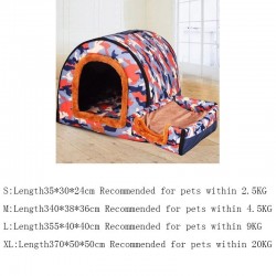 Multifunction warm pet house - comfortable kennel - mat - foldable sleeping bedCare