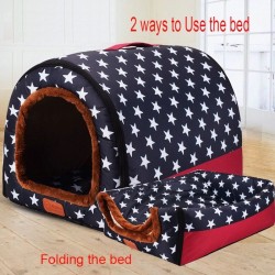 Multifunction warm pet house - comfortable kennel - mat - foldable sleeping bedCare