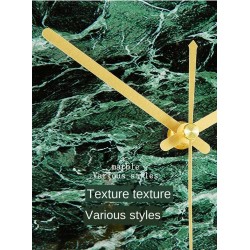 Fashionable glass wall clock - quartz - creative marble designClocks