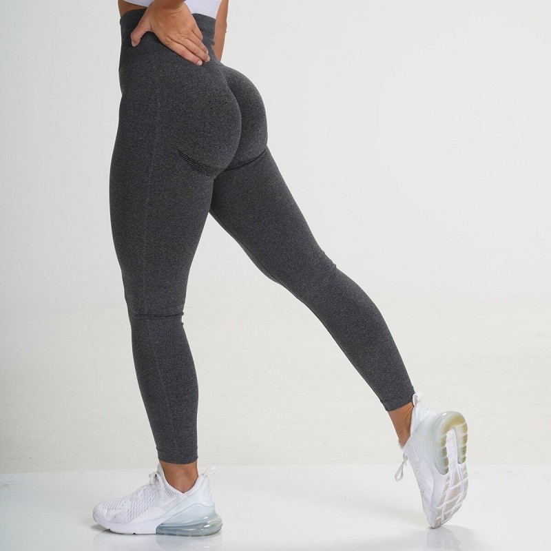 Elastic sport leggings - fitness - yoga - high waisted - push-upFitness
