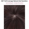 Hair bang - synthetic hair with clip - volumizing / hair extensionWigs