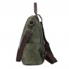 Retro leather backpack / shoulder bag with zippersBackpacks