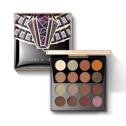 Egyptian style - eyeshadow palette - holographic - shiny / matte / glitter pigment - 16 colorsEyes