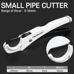 PVC pipe cutter - aluminum ratchet scissors - SK5 steel - 36mm - 42mm - 64mmElectronics & Tools