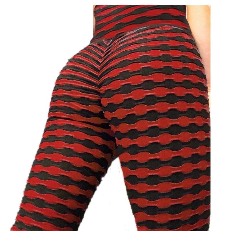 Stretchy long leggings - slimming - with lattice print - fitness - yogaFitness