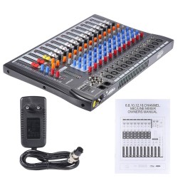 120S-USB - 12 channels - audio mixer - mixing console - 48V Phantom powerAmplifiers