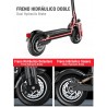 Electric scooter - 2000W - 70km/h - dual motor - hydraulic brake - foldableElectric step