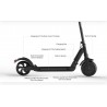 Kugoo S1 - electric scooter - 350W - 3 speed modes - 30km - foldableElectric step