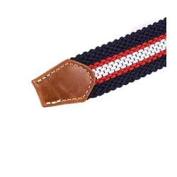 Braided belt with metal buckleBelts