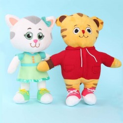 Tiger and kitten - plush dolls - toys - 2 piecesCuddly toys