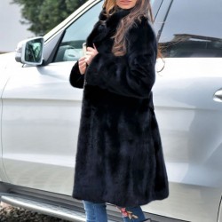 Luxury long coat - fluffy furJackets