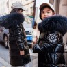 Warm thick jacket for kids - with fur hood - waterproofClothing