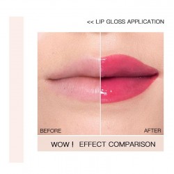 Mini capsule - lip gloss - color change under the influence of temperature - watery velvety textureLipsticks