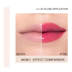 Mini capsule - lip gloss - color change under the influence of temperature - watery velvety textureLipsticks