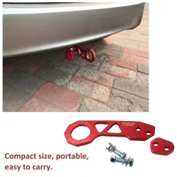 Universal car rear bumper towing hook - aluminum alloyExterior accessories