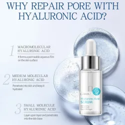 Hyaluronic acid face serum - moisturizing - shrink pores - acne marks removal - nourishingSkin