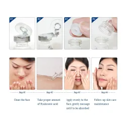 Essences B6 - hyaluronic acid - anti-wrinkle - moisturizing - face collagen ampules - 10 piecesSkin