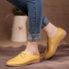 Soft moccasins - flat shoes with laces - genuine leatherBoots