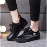 Soft flat shoes - with laces - genuine leatherBoots
