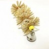 Hanging toy for birds - with natural straw flowersBirds