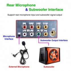 Car radio - 1 Din - RDS - microphone - USB - MP3 - MP5 - TF - ISO - in-dash multimedia playerRadio