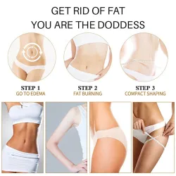 3 in 1 - ultrasonic body massager - slimming - fat burning - with gel - EMSMassage