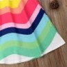 Rainbow sleeveless dress - with spaghetti strapsClothing