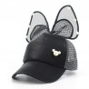 Kids baseball cap - snapback with bow / pearls / meshHats & caps