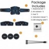 Abdominal / arms muscle training belt - EMS ABS trainer - home fitnessEquipment
