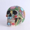 Skull statue - with floral carving - Halloween decorationHalloween & Party