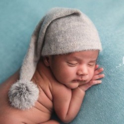 Sleeping hat for newborns - with wrap - baby photography accessoriesHats & caps