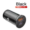 Mini - USB car phone charger - quick charge QC3.0 / PD 3.0 - type-CInterior accessories