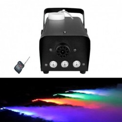 Mini fog machine - 500W - LED - RGB - wireless - with remote control