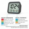 Digital alarm clock - dual smart alarm - with workdays / weekends setting / snooze - battery operatedClocks