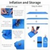 Inflatable sleeping mattress - with bag - for hiking / campingSurvival tools