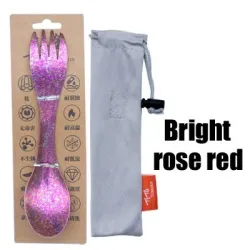 Titanium spoon / fork - ultralight - for camping / picnicSurvival tools