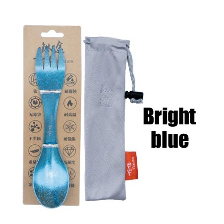 Titanium spoon / fork - ultralight - for camping / picnicSurvival tools