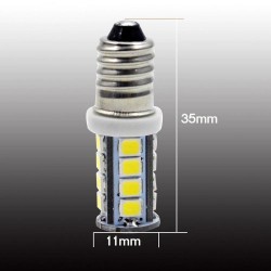 E10 - 1447 - LED bulb - 6V / 12V - 2835SMD - 2 piecesE10