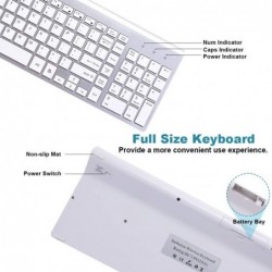 Wireless keyboard / mouse / USB - 2.4G - USA / Russian layoutKeyboard & Mouse