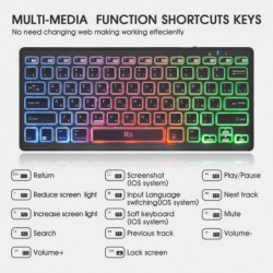 RGB wireless keyboard - with battery - Bluetooth 4.0 - iOS / Android / MacBookKeyboards