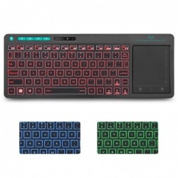 K18 Plus wireless keyboard - LED - multi-touch - English / Russian / Hebrew layoutKeyboards