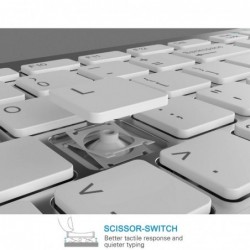 Wireless keyboard - Bluetooth - Hebrew layout - iOS / Android / WindowsKeyboards