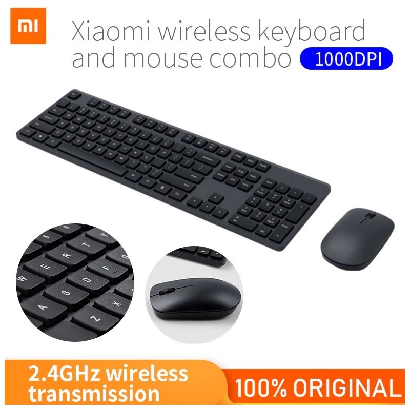 Xiaomi - wireless keyboard / mouse - 2.4GHz - for notebook / laptopMouses