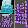 Alphabet / numbers / symbols - baking mold - 40 piecesBakeware