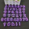 Alphabet / numbers / symbols - baking mold - 40 piecesBakeware