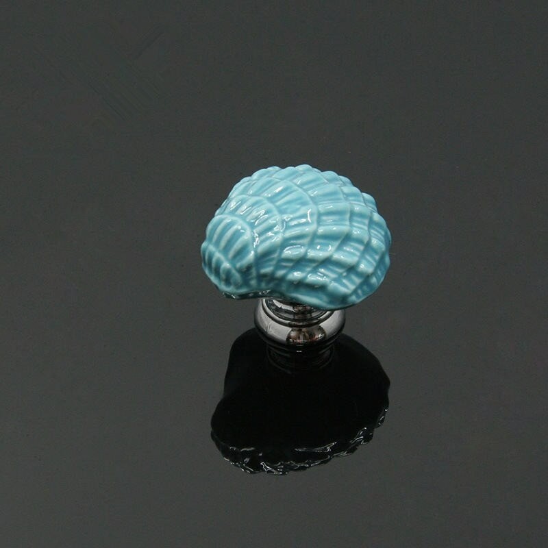 Seashell shaped furniture knobs - ceramic handlesFurniture