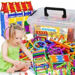 Plastic building blocks - sticks - creative construction toy - 500 piecesConstruction