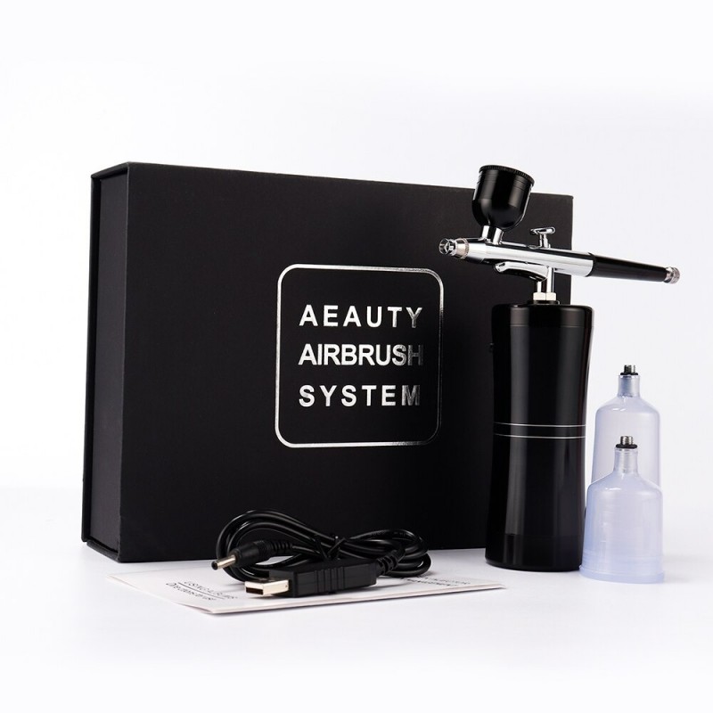 Mini air compressor - spray gun - airbrush - kit for nail art / make up / cakes decoratingEquipment